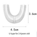 【All Of Me】U C Type Silicone Replacement Brush for Electric Toothbrush 360 Degrees Automatic Adult Kid Children Tooth.