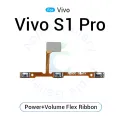 Vivo S1 Pro V15 V19 V20SE V29 Power on / off Switch Button Side Volume Up Down Buttons Flex Cable Replacement Parts.