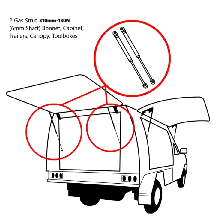 ZOROOM%202Pcs%20Universal%20Gas%20Spring%20Lift%20Support%20Struts%20310mm-130N%20Shaft%20for%20Canopy%20Back%20Side%20and%20Rear%20Windows%20007115%206603030%20-%20Image%205