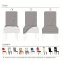 Elastic Dining Chair Cover Stretch Seat Slipcover Jacquard Spandex Protector Case for Kitchen Chair Seat Home Hotel Banquet. 