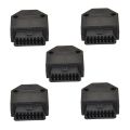 5X Verbinder Buchse Diagnostic Werkzeug Adapter OBD Anschlussstecker. 