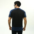 TORR BLUE MELANGE 100%POLYESTER ACTIVEWEAR MEN'S S.S T-SHIRT. 