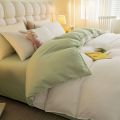 Three-piece set, four-piece quilt set, quilt cover, ins quilt, full set, washed cotton sheets, dormitory bedding, college students.