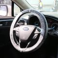 【Alizeker Mall】LEEPEE Disposable Car Steering Wheel Cover Plastic Steering-Covers Diameter 37-38cm Dust-proof Waterproof Universal. 