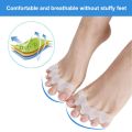 Silicone Gel Thumb Corrector Bunion Foot Toe Hallux Valgus Protector Separator Finger Straightener Adjuster Foot Care Tools. 