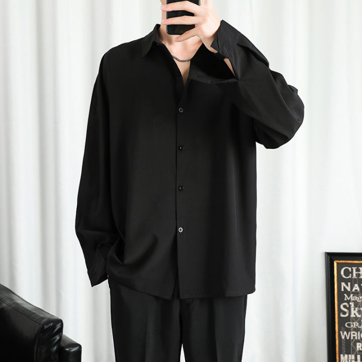 Shirt%20Men%20Solid%20Long%20sleeved%20Shirt%20For%20Men%20Korean%20Fashion%20Shirts%20Comfortable%20Blouses%20Casual%20Loose%20Classic%20Single%20Breasted%20Shirt%20-%20Image%202