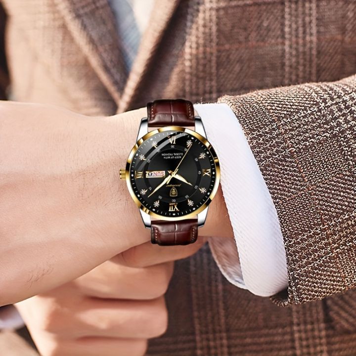 POEDAGAR%20Men's%20Business%20Leisure%20Quartz%20Watch%20Luminous%20Waterproof%20Fashion%20Analog%20Calendar%20Wrist%20Watch%20-%20Image%205