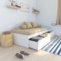 Nice Furniture Tribe Engineered Wood Box Bed with Drawers Storage, Semi Double Size Engineered Wood Bed (Matte Finish).