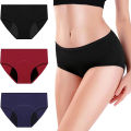 Menstrual Panties for Women Comfortable Physiological Underwear Absorbency Leak Proof Briefs Cotton Lingerie Period Underpants. 