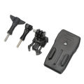 Action Camera Backpack Clip, Quick Release Buckle Camera Backpack Fixing Clamp 360 Degrees Rotating for Skiing. 