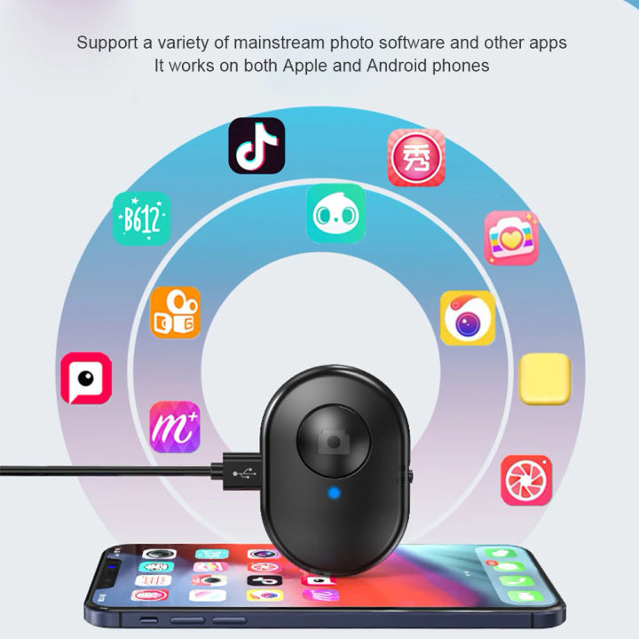 Mini%20Rechargeable%20Bluetooth-Compatible%20Wireless%20Remote%20Controller%20Button%20Self-timer%20Selfie%20Stick%20Shutter%20Release%20for%20IOS%20Android%20-%20Image%203
