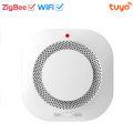 Tuya Smart Zigbee/Wifi Smoke Detector Smart Fire Fire Protection Home Security Alarm Sound Light Alarm APP Control. 