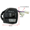 2pcs 22mm Motorcycle Switches ON/OFF Button Handlebar Ontrol Horn Turn Signal Start Switch for LC135. 