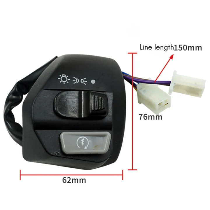 2pcs%2022mm%20Motorcycle%20Switches%20ON/OFF%20Button%20Handlebar%20Ontrol%20Horn%20Turn%20Signal%20Start%20Switch%20for%20LC135%20-%20Image%203