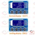 8 Switch PWM Signal Generator 3 Channel PWM Board Module Pulse Frequency Duty Cycle Adjustable Module 1Hz-150Khz With LCD Display.