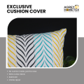 Exclusive Cushion Cover, Multicolor (14"x14") Only Cover, Set of 2. 