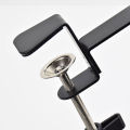 DAMILE H-006 Metal Desk Clip Headphone Holder Over-ear-Headset Display Stand Universal Hanger Headphones Holder Durable Stand Space-saving Spin Type. 