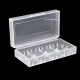 Plastic 2-Section 18650 Battery Box Lithium Battery Holder Storage Box Case. 
