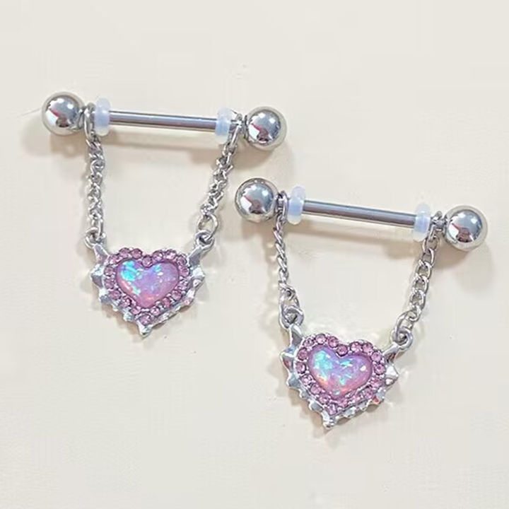 1pcs%20Pink%20Opal%20Heart%20Navel%20Ring%20Chest%20Ring%20Nose%20Nail%20Nose%20Piercing%20Belly%20Ring%20Piercing%20Cartilage%20Earring%20Body%20Piercing%20Jewelry%20-%20Image%205