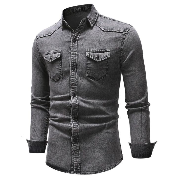 Men's%20Slim%20Fit%20Casual%20Long%20Sleeve%20Shirt%20Fashion%20Motorcycle%20Long%20Sleeve%20Coat%20European%20and%20American%20Vintage%20Denim%20Shirt%20-%20Image%207