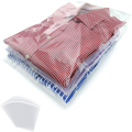 Plain Transparent Plastic Poly Bag Sealable Poly Bag Packing Bag Size 12x18 Inch Clear Self-adhesive Clothing Plastic Packaging Bag, OPP Bag for Apparel Pants Jeans,. 