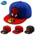 Disney Anime Cartoon Spiderman Kids Hats Toddler Baby Baseball Cap Autumn Spring Children's Snapback Hip Hop Caps For Boys Girls. 