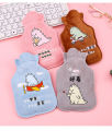 Creativity Home PVC Hot Water Bottle Hot Water Warmer Screw Top Quality Portable Water-filling Reusable Heat Pack Hot-water Bag. 