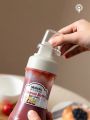 1 pcs 350ML Drainable Sauce Bottle Five Holes Plastic Ketchup Bottle Honey Sauce Dispenser Kitchen Container Olive Oil Bottles. 