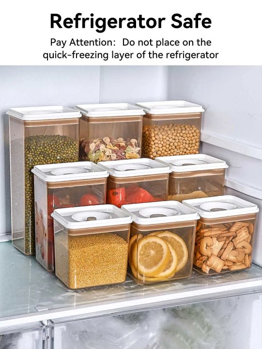 WORTHBUY%20Food%20Storage%20Container%20Spice%20Jar%20Set%20Kitchen%20Box%20Bulk%20Sealed%20Jar%20Refrigerator%20Transparent%20Storage%20Bottle%20Tea%20Tank%20-%20Image%204