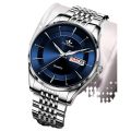 Watch men's double calendar Shein TEMU Douyin Kuaishou with a drop shipping foreign trade waterproof simple fashion watch.