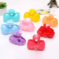 5165 Fashion Hair Accessories Sweet jelly color simple and versatile grab clip hairpin edge chuck flower hair catch. 