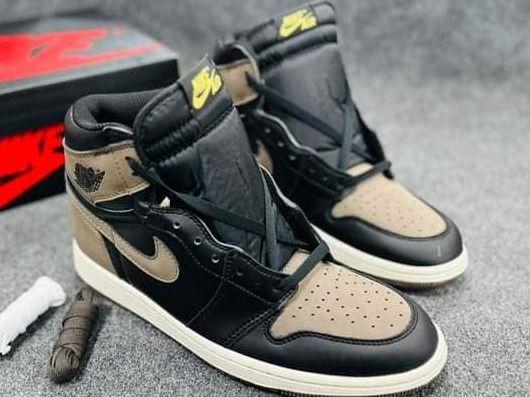 Men's Running Shoes Air Jordan High Neck Sneakers Premium