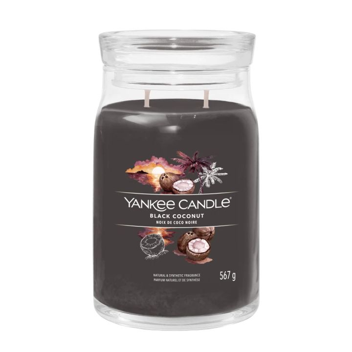 Yankee Candle Signature Large Jar Black Cococnut 567G