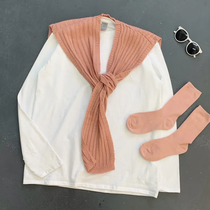 Korean%20Style%20Shawl%20Girlfriends%20Clothes%204%20PCs%20Set%20Sisters%20Outfit%20Business%20AttirejkTravel%20Photography%20Group%20Clothes%20Funny%20College%20Style%20-%20Image%205