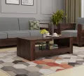 Center Table with Storage Wooden Coffee & Tea Table for Living Room Home (Regal Antique Finish) Design by Nahid Furniture 16x36x16". 