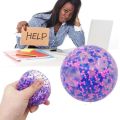 （NEW）Colorful Grape Ball Anti Stress Toys Squishy Squish Toy TPR Squeeze Ball For Adults Children Anti-stress Ball Hand Exercise Toys. 