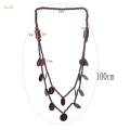 Bohemian Necklace Double Layer Retro Woven Necklace for Birthday.