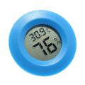 Blue - Round Digital Humidity and Thermometer. 
