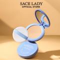 SACE LADY Face Setting Powder Full Coverage Cushion Pressed Powder Long Lasting Waterproof Concealer Makeup Cosmetics Make Up. 