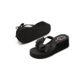 XEK New Fashion Summer Women Platform High Heel Flip Flops Beach Sandals Bowknot Slippers Women Shoes Size36-40 For Choice WFQ61. 