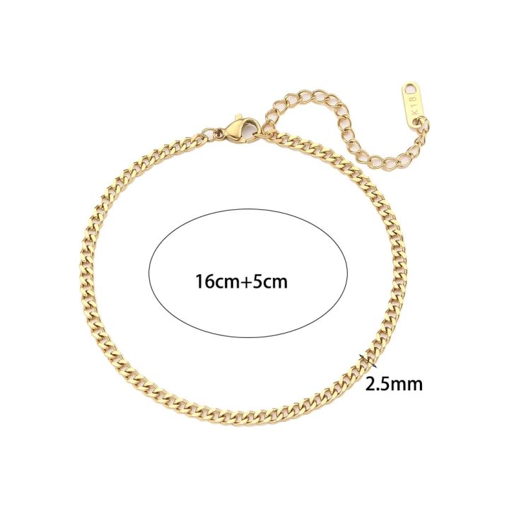 E.B.belle%20Tarnish%20Free%20Hypoallergenic%202.5mm%206mm%208mm%20Cuban%20Chain%20Gold%20Plated%20Anklets%20For%20Women%20Summer%20Beach%20Foot%20Bracelet%20Jewelry%20-%20Image%207