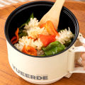 Portable Electric Hot Pot Non-stick Frying Pan Quick Noodle Cooker Mini Pot for Home Dorm Office 1-2 People. 