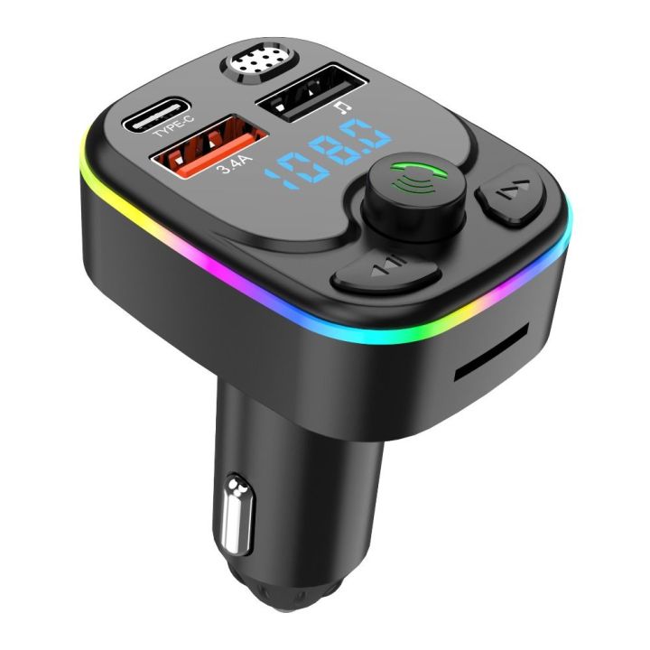 【Pre-order】 New USB 20W FM Modulator Adapter Type-C Quick Charging Car