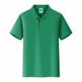 Roll-neck polo shirt overalls custom cotton crew neck short sleeve advertising shirt marathon crew neck quick-drying printed logo.