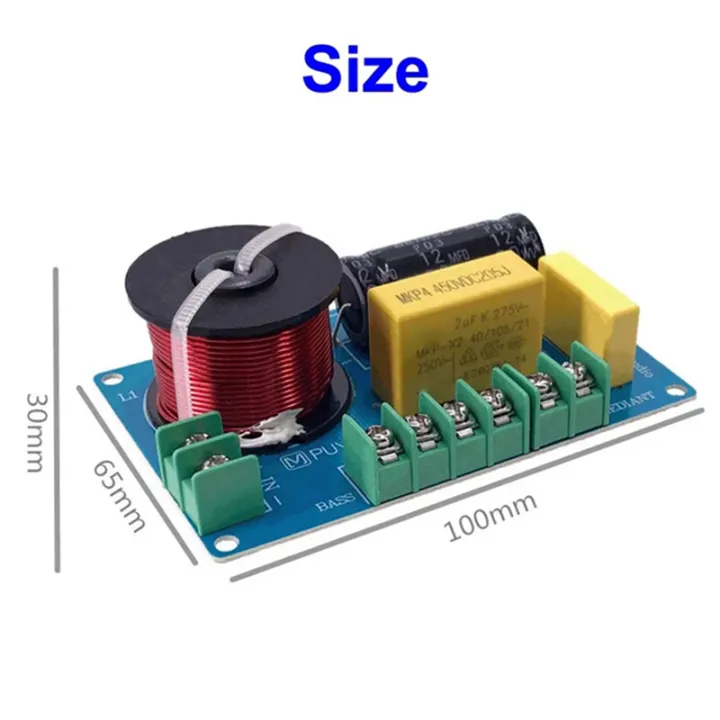 2%20Piece%20Circuit%20Board%20Stereo%20Speaker%20Crossover%20Filters%20Treble/Bass%203%20Unit%20Frequency%20Dividers%20-%20Image%202