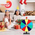 Exciting Noise Prize Wel 12 Inch Prize Wel with Stand for Carnivals Trade Shows Spinning Rou te Wel with Marker Eraser Big Turnle for Fun Events Prize Wel with Red inter. 