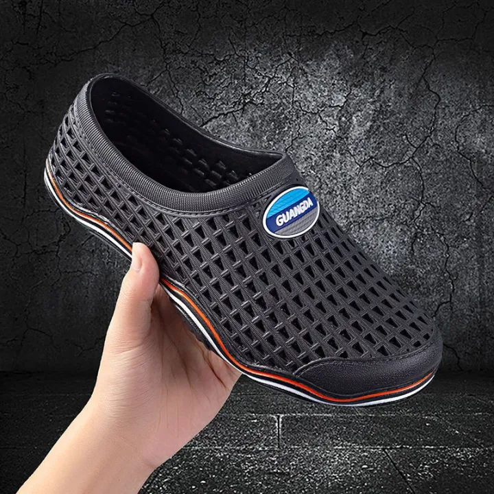 Hole%20Shoes%20Men's%20Summer%20Platform%20Beach%20Shoes%20Breathable%20Closed%20Toe%20Sandals%20Plastic%20Net%20Lovers%20Shoes%20Non-Slip%20Cover%20Closed-Toe%20Slippers%20-%20Image%207