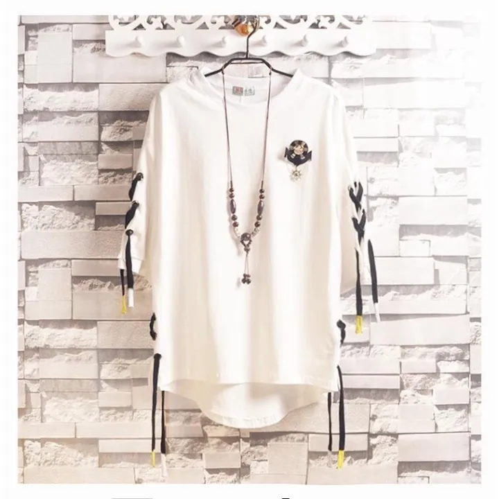 Idopy%20Korean%20Fashion%20Men%60s%20Street%20Style%20Lace%20Punk%20Gothic%20Pullover%20Designer%20Steampunk%20Hem%20%20Hop%20Sweatshirts%20Shirts%20Tees%20-%20Image%205