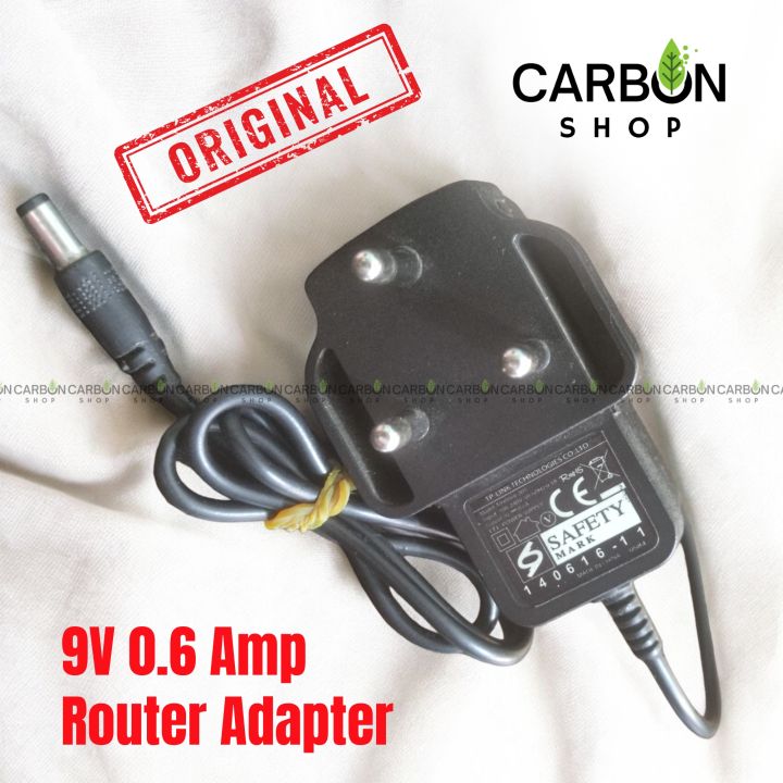 Router Adapter 9V 0.6 Amp Original adapter for router 9 Volt 0.6 Amp ...