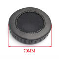 2PCS Ear Pads Cushion 45MM-110MM Sponge PU Foam Pads 70mm 80mm 90mm For Sony Sennheiser.